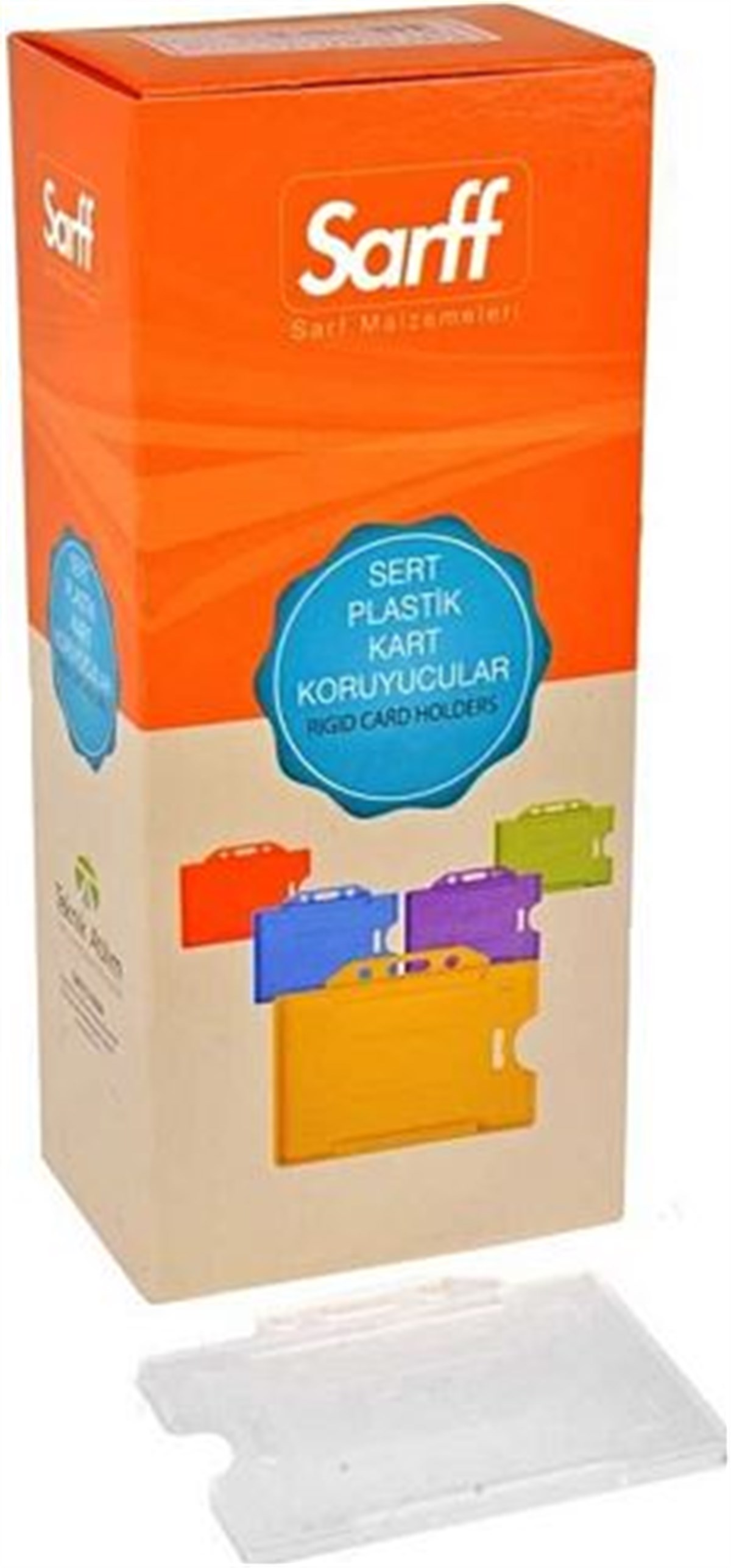 Sarff 15323010 Kart Muhafaza Seffaf 50Li Paket