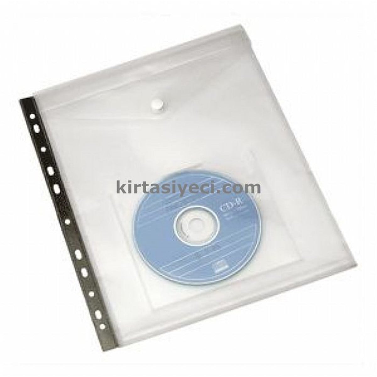 Serve Sv-6208 Çitçitli Zarf 2 Cd Cepli Seffaf Dosya