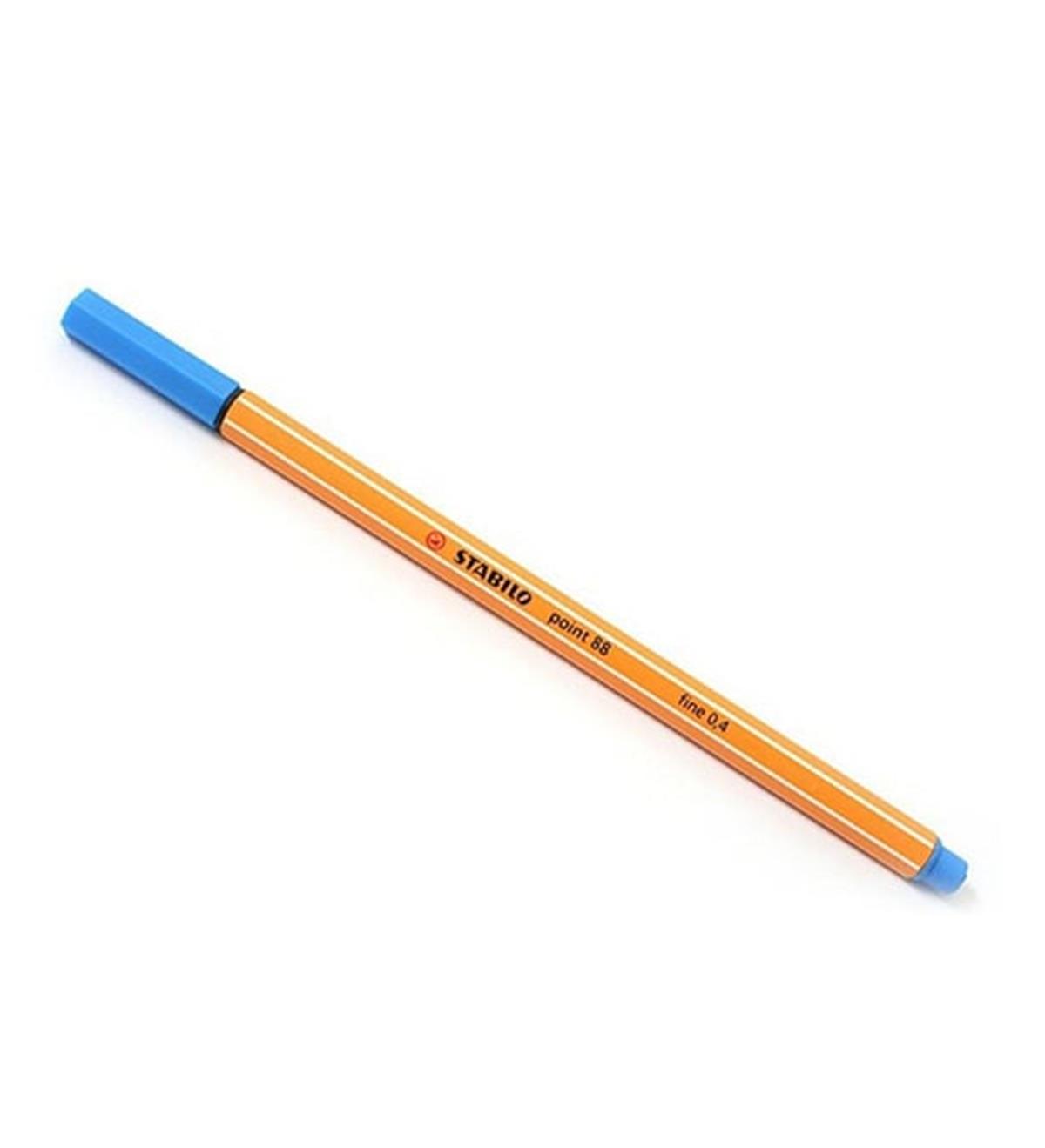 Stabilo Keçe Uçlu İnce Kalem 88 Point 0.4 MM Koyu Mavi 88/32
