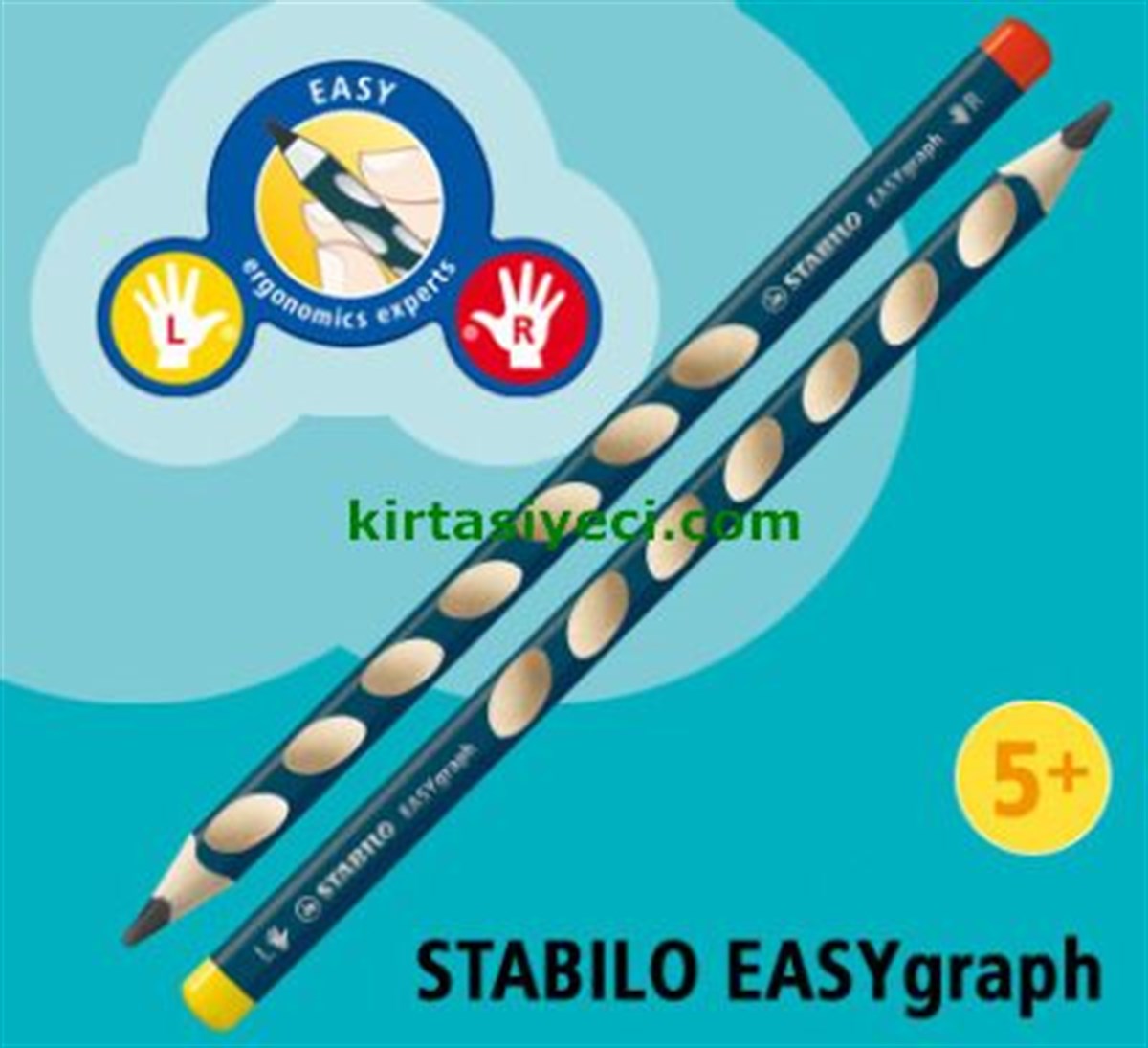 Stabilo Kursun Kalem Easy Graph 321/Hb-6 Sol El 