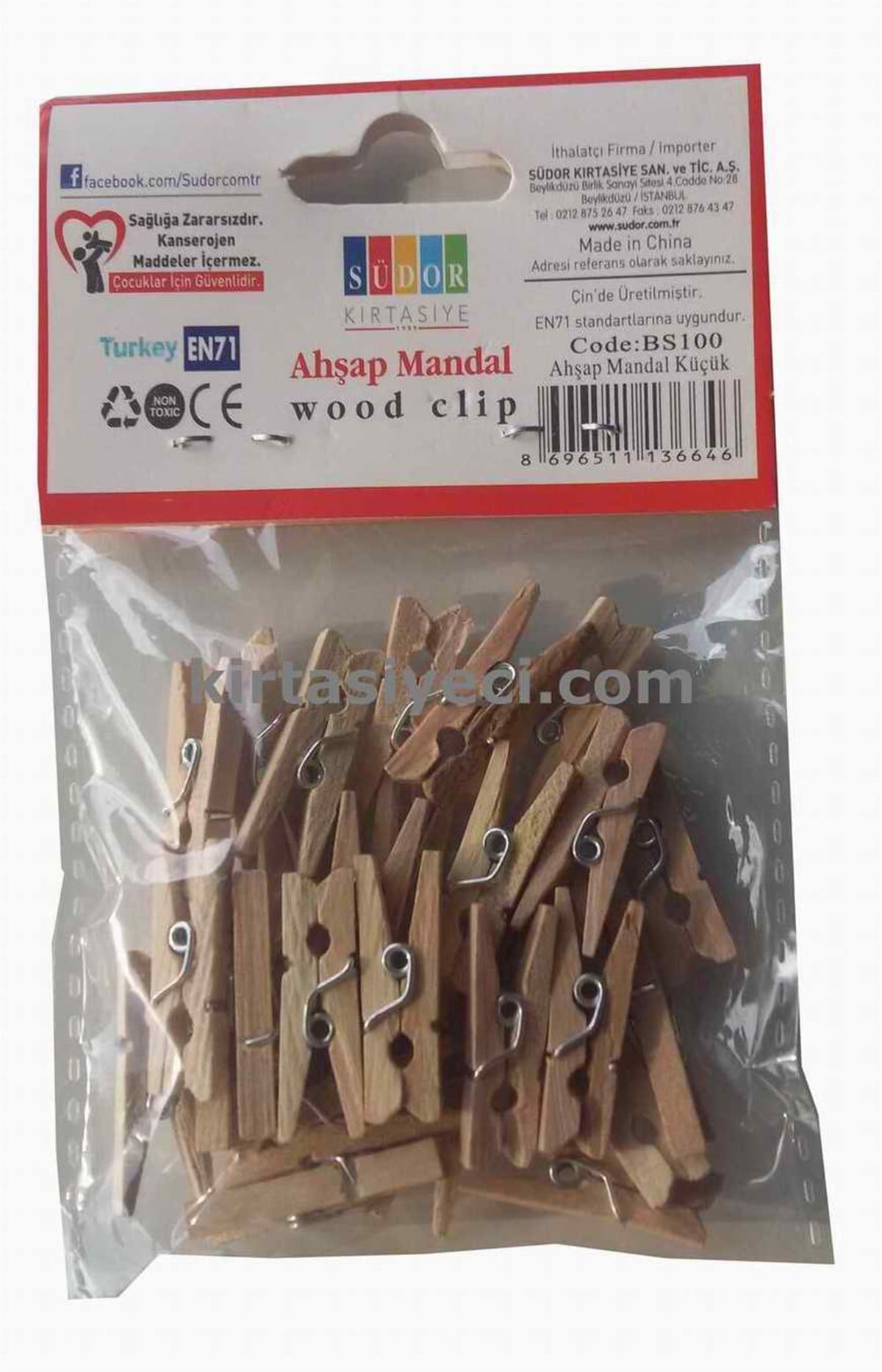 Südor Bs100 Ahsap Mandal Küçük 30 Lu Paket 