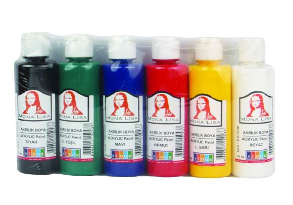 Südor Sd1006 Monalisa Akrilik Boya 6X70Ml Sise