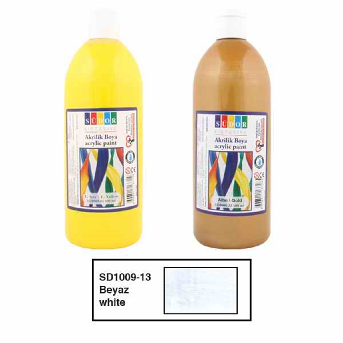 Südor Sd1009-13 Akrilik Boya 500Ml Beyaz