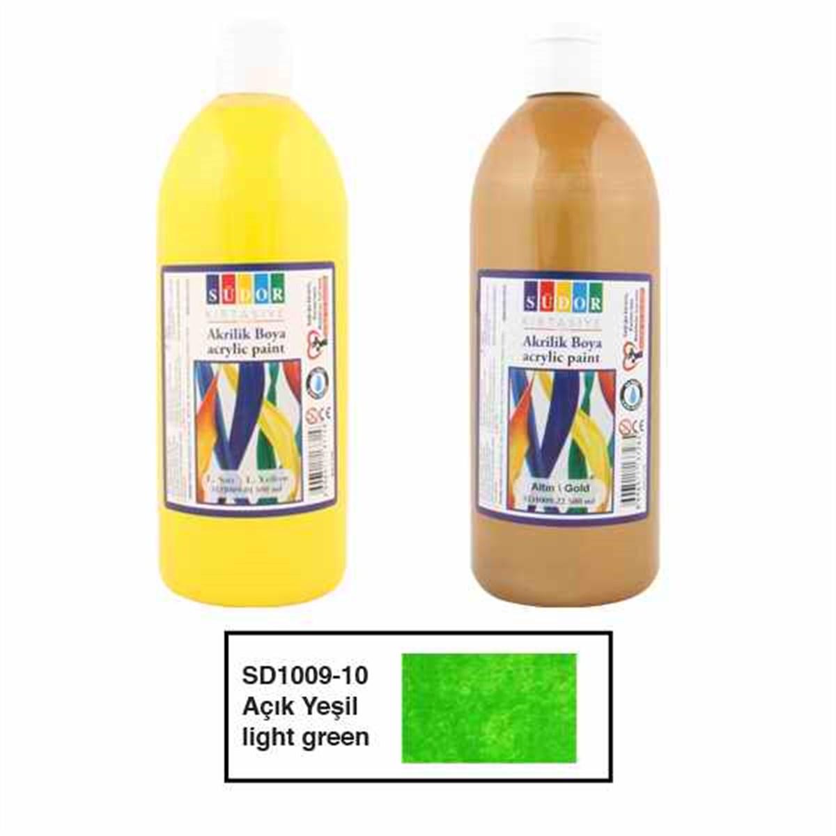 Südor Sd1009 Akrilik Boya 500Ml Açik Yesil