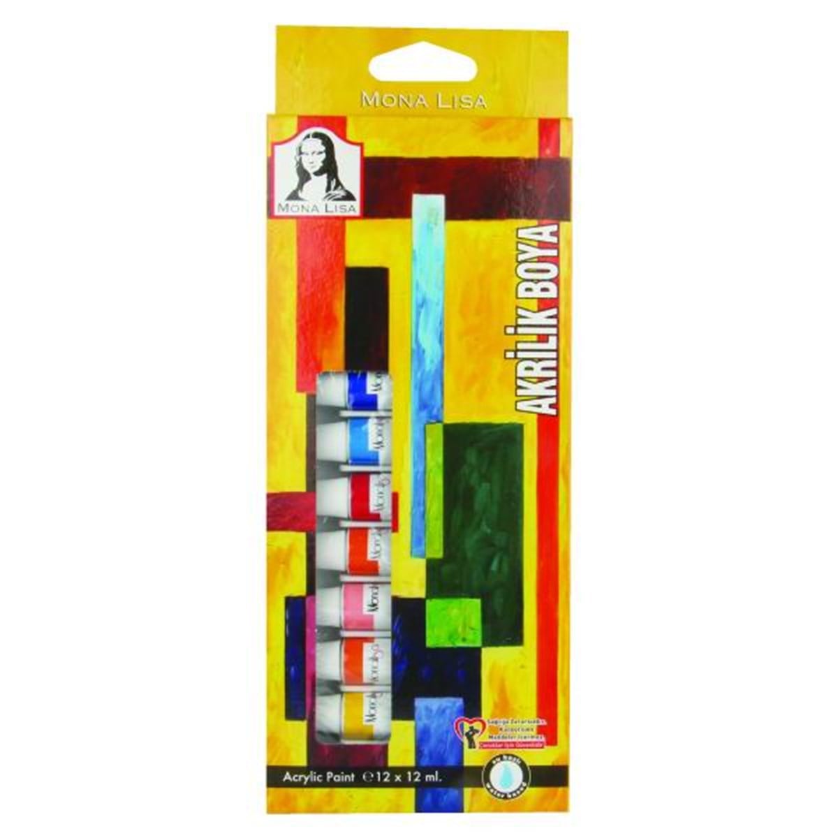 Südor Sd125 Monalisa Akrilik Boya 12X12Ml Tüp