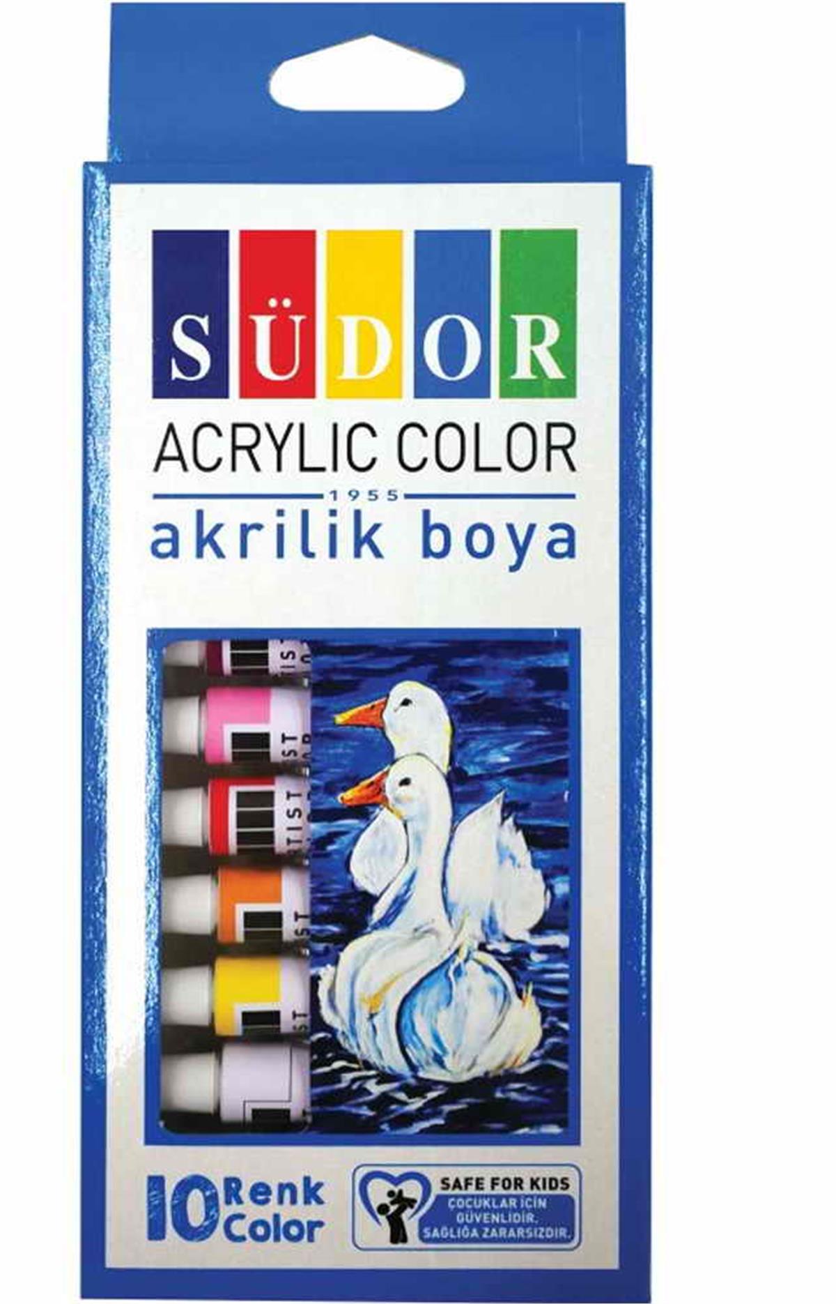 Südor Sd192 Akrilik Boya 10x9Ml Tüp