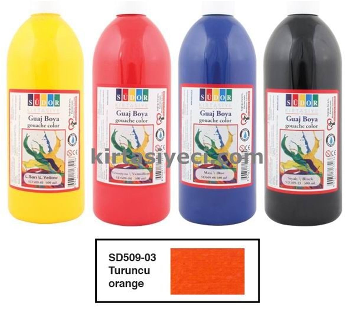 Südor Sd509-03 Guaj Boya 500Ml Turuncu