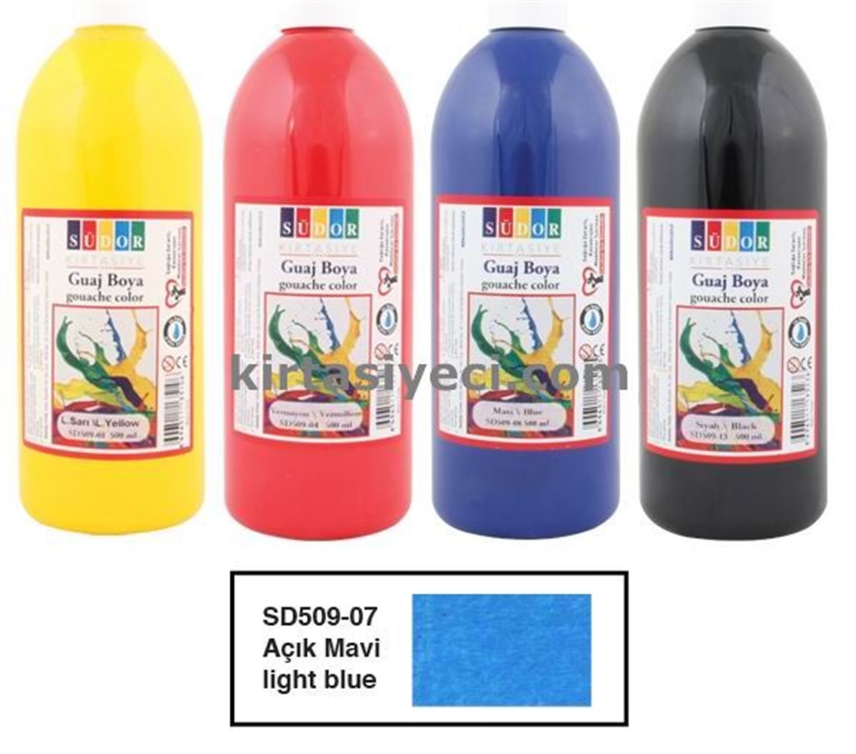 Südor Sd509-07 Guaj Boya 500Ml Açik Mavi