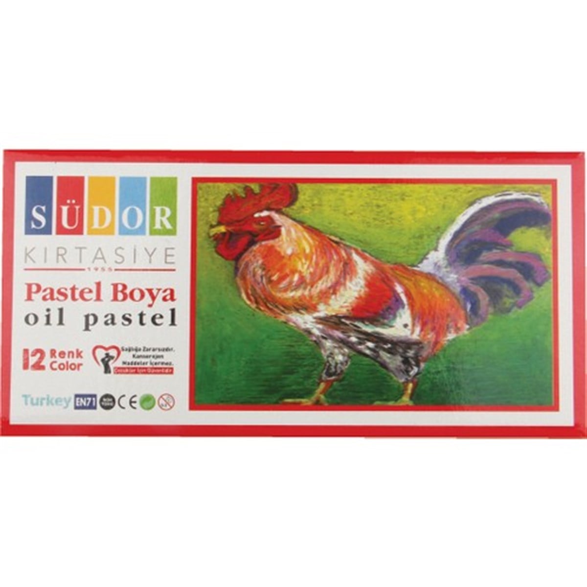 Südor Sd612 Pastel Boya 12 Renk