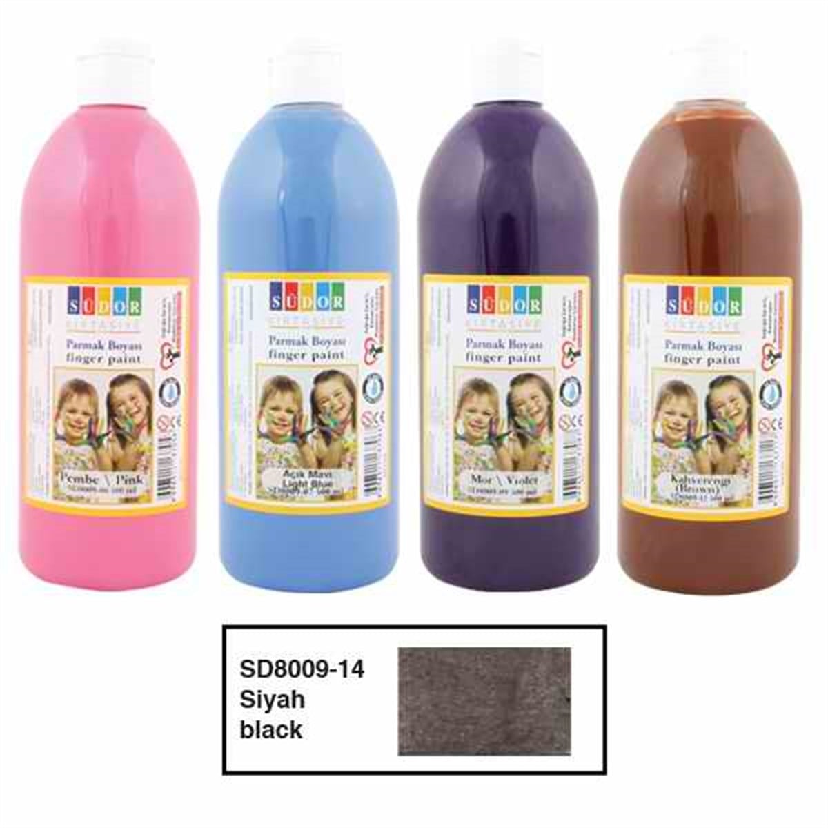 Südor Sd8009-14 Parmak Boyasi 500Ml Siyah