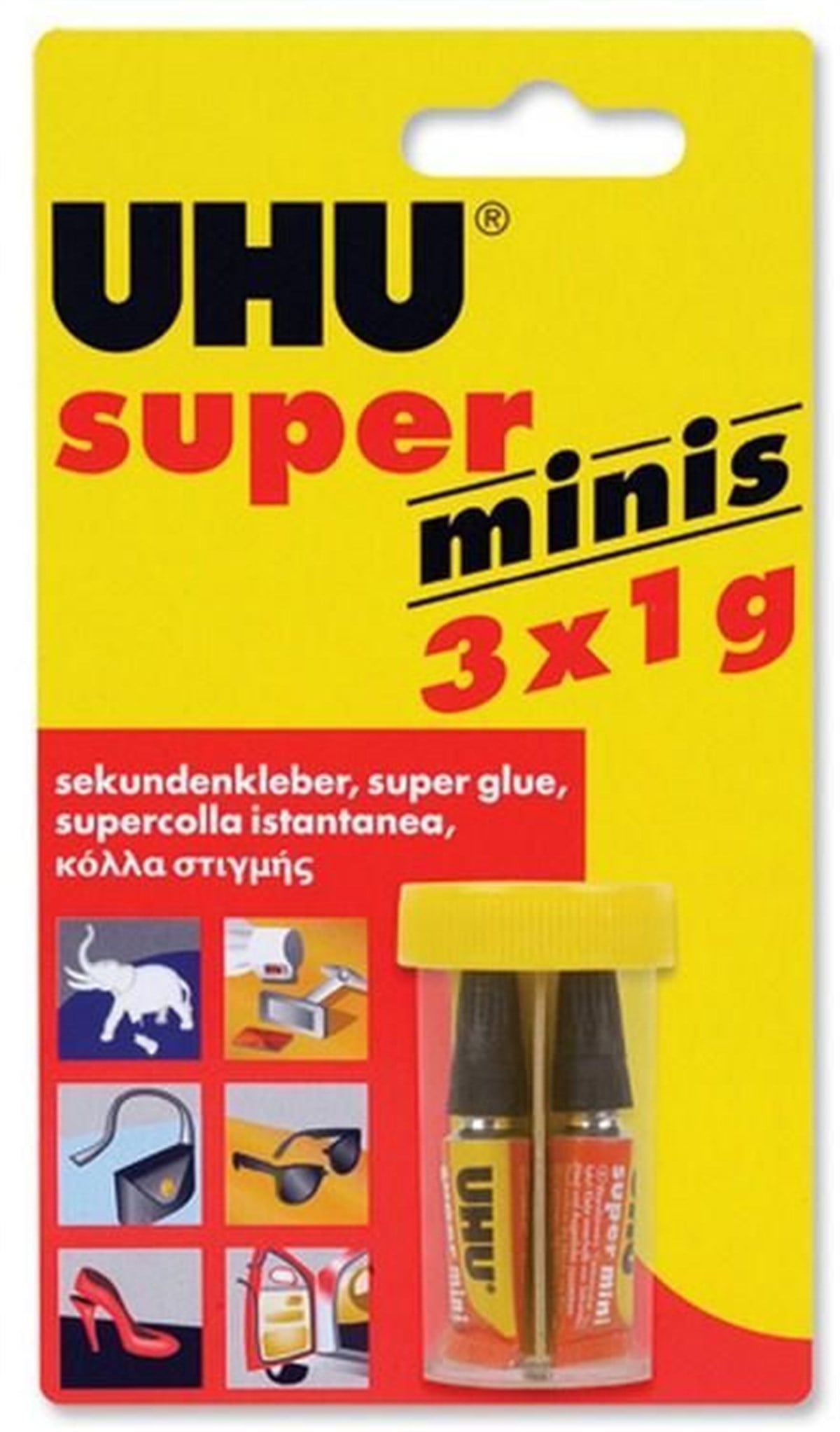 Uhu 45415 Yapistirici Super Mini 3 Lü