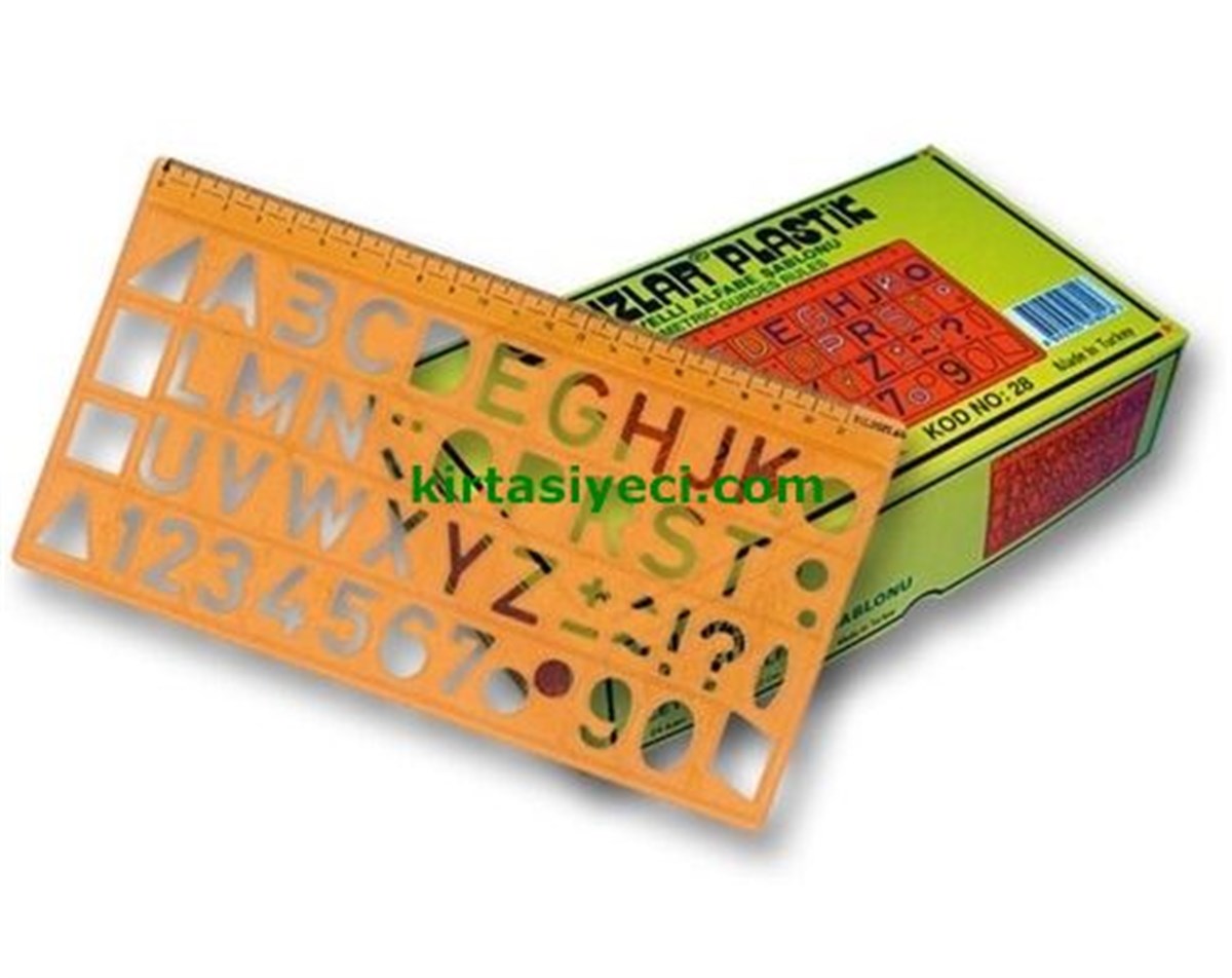Yildizlar Yld-028 Harf Sablonu 22Cm.