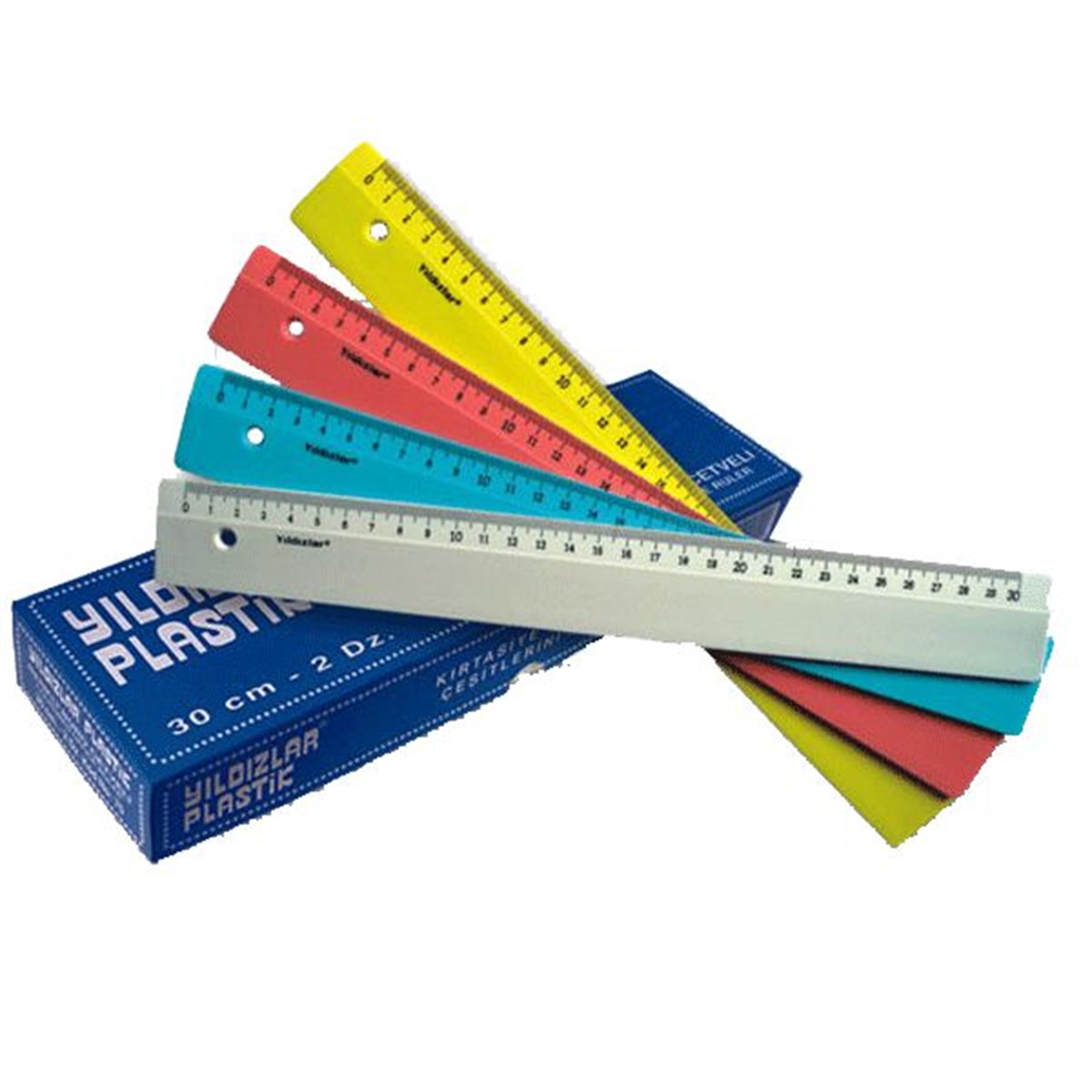 Yildizlar Yld-070 Renkli Büro Cetveli 30Cm.