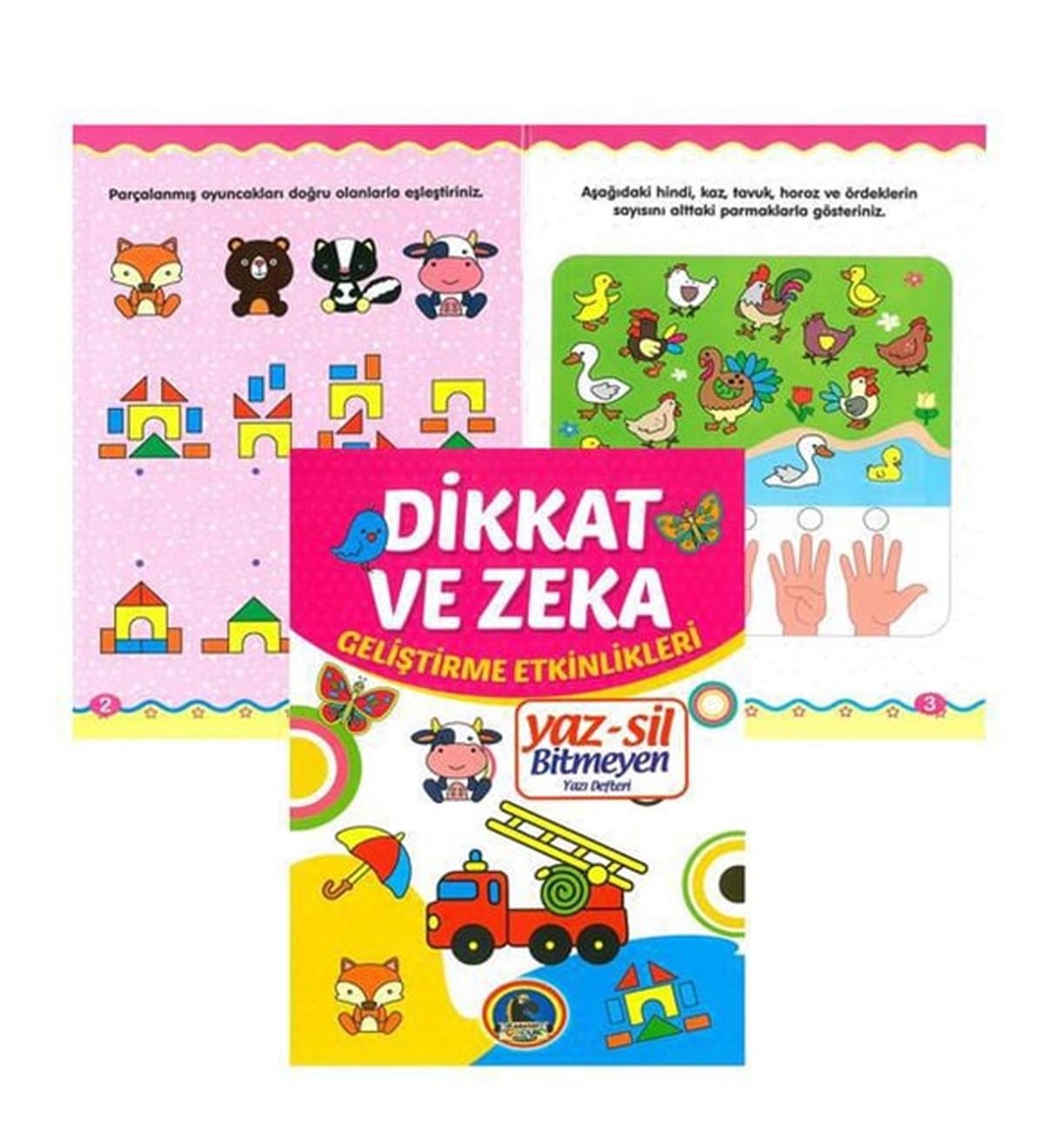  Karatay 4E Defter Yaz-Sil Dikkat Ve Zeka Geliştirme Etkinlikleri