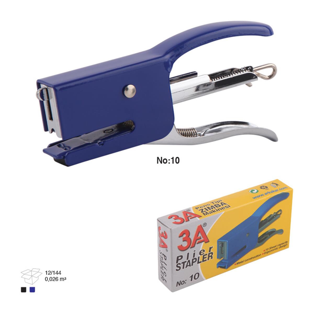 3A 1140 Pens Tipi Zımba Makinesi No:10