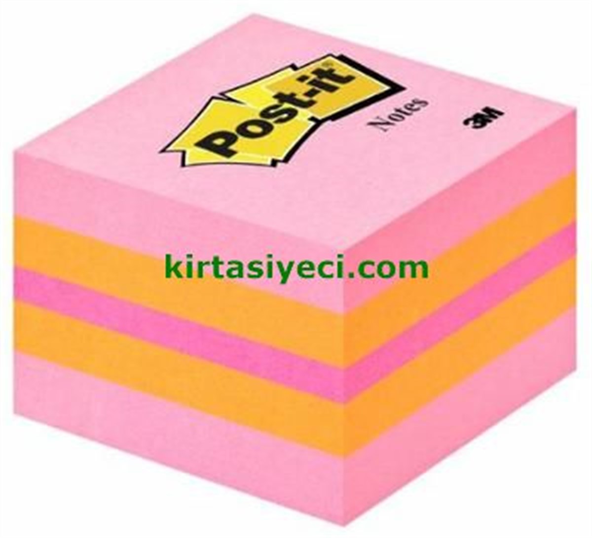 3M 2051-P Post-It Not Mini Küp Pembe Tonlari 400 Yaprak 52X52 Mm 
