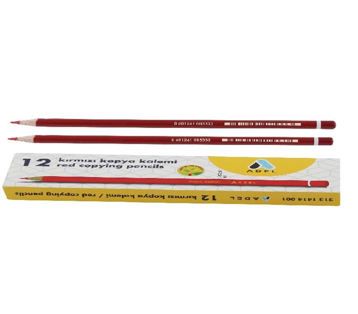 Adel 2131414001 1414 Kirmizi Kopya Kalemi 12Li Paket  