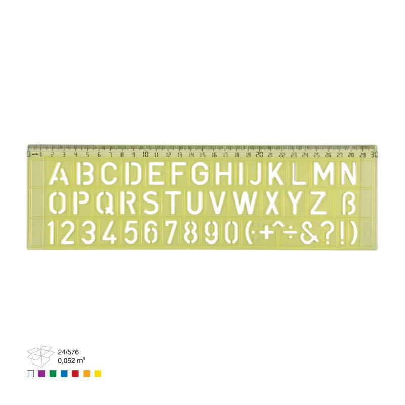 Ark 034 Harf Sablonu 30Cm No:2