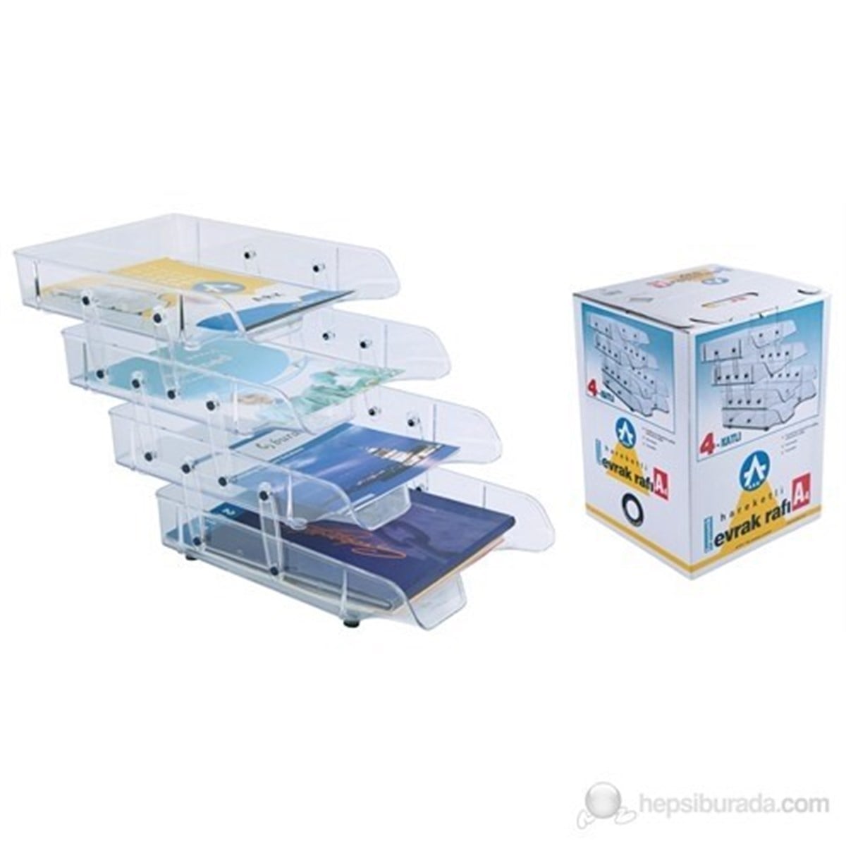 Ark 2084 Evrak Rafi 4Lü Hareketli