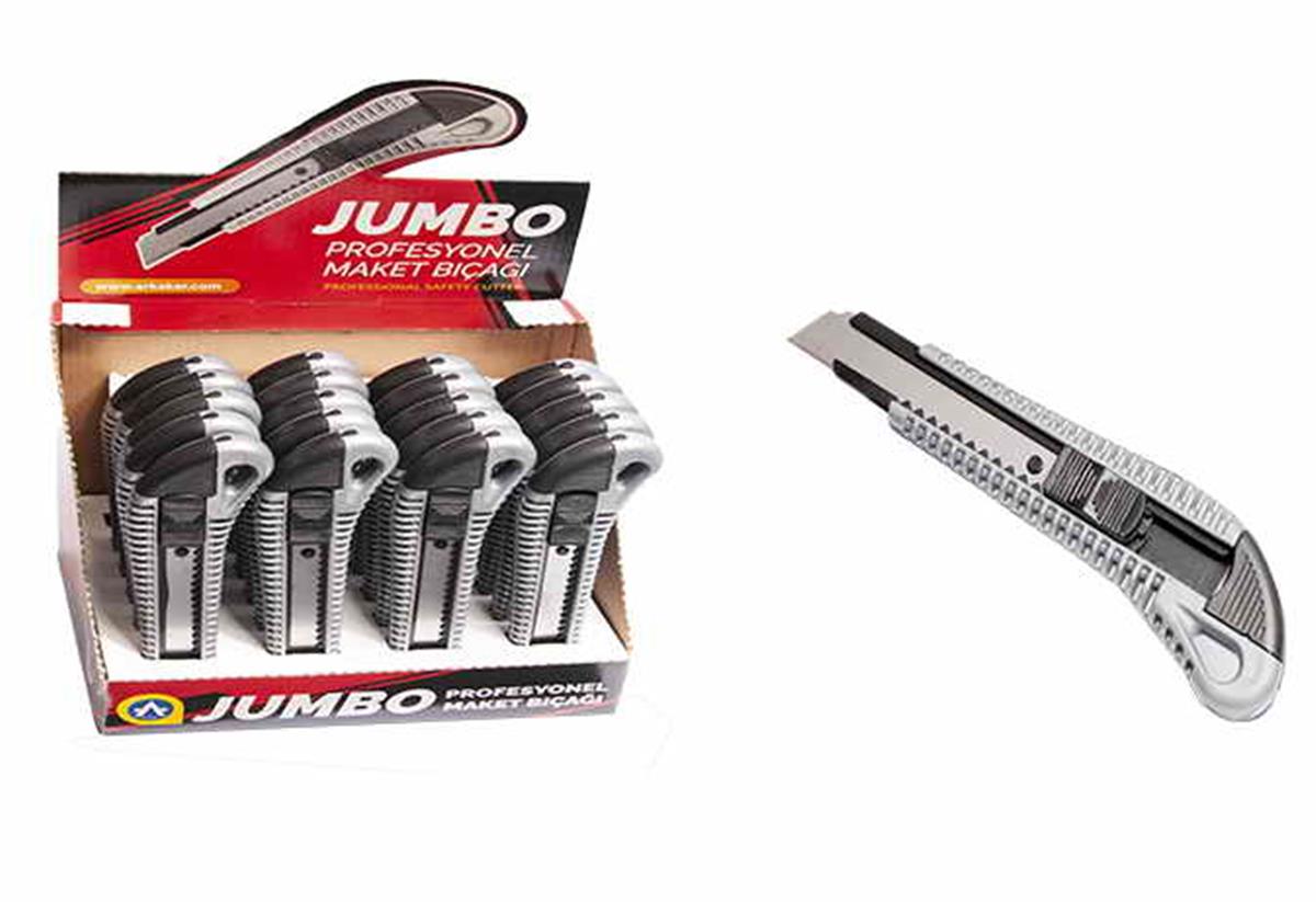 Ark 378 Jumbo Hazneli Maket Bıçağı 18 Mm