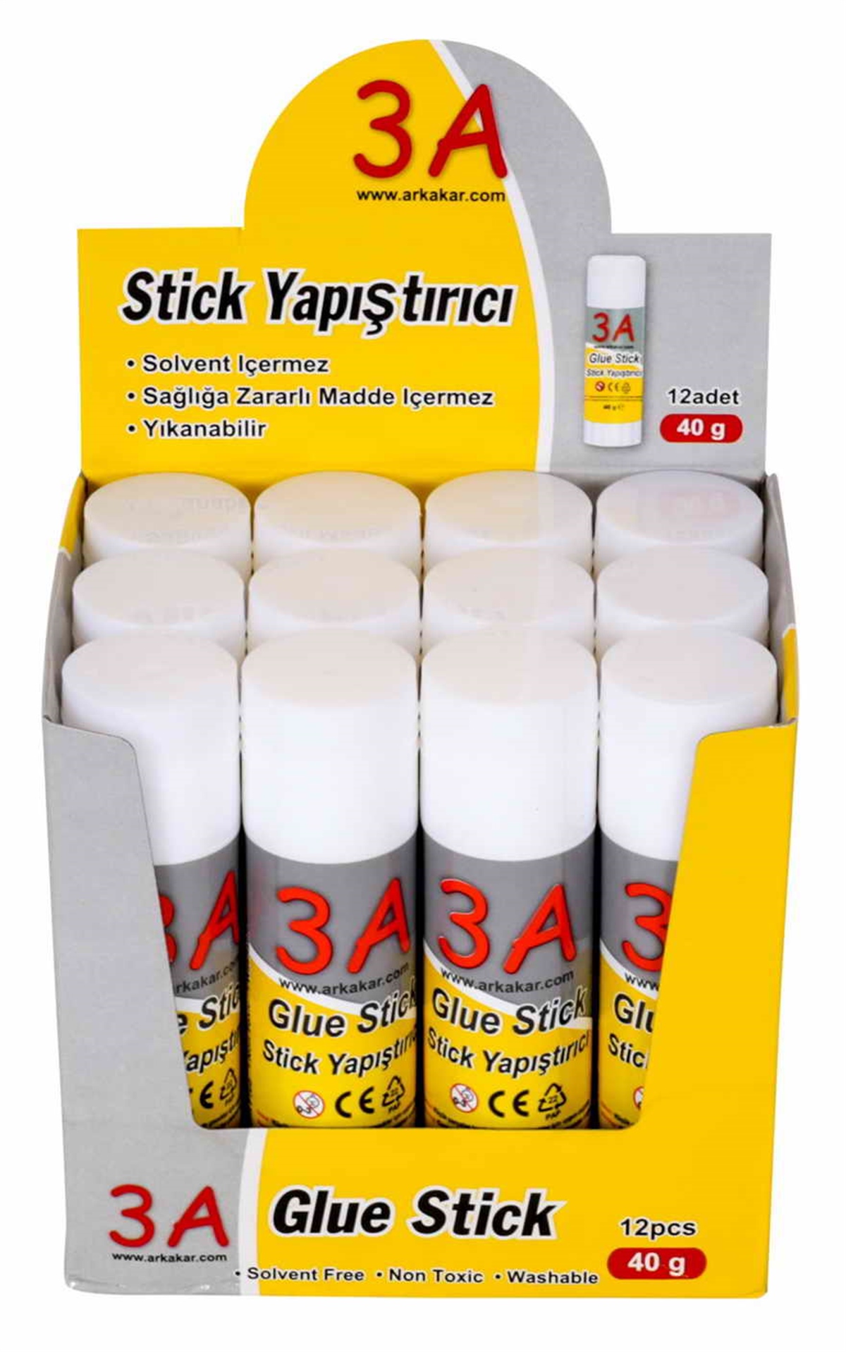 Ark 904 Glue Stic Yapıştırıcı 40 Gr