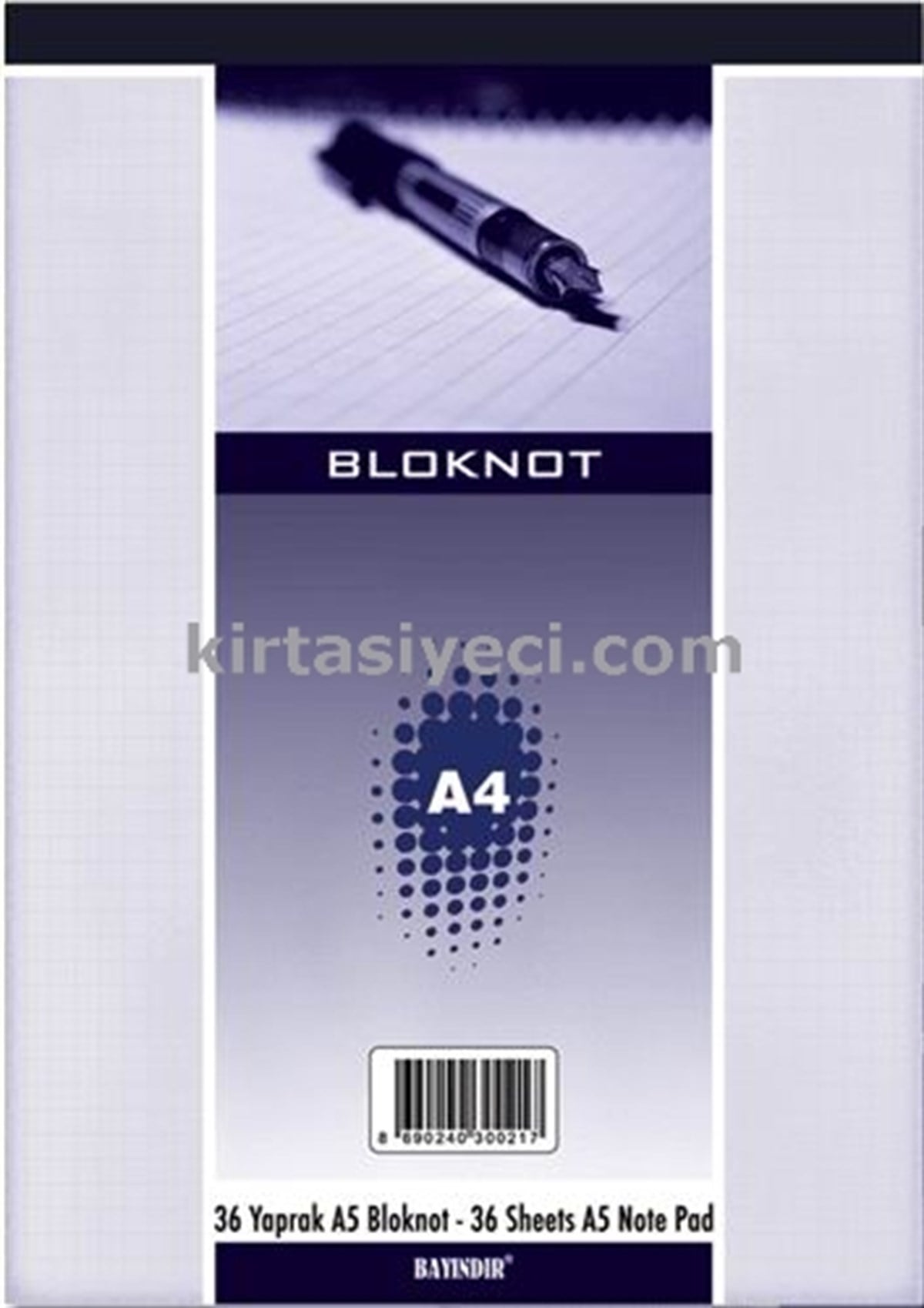 Bayindir Bbn0101 A4 Bloknot Çizgili 36 Yaprak 1.Hamur 70Gr 