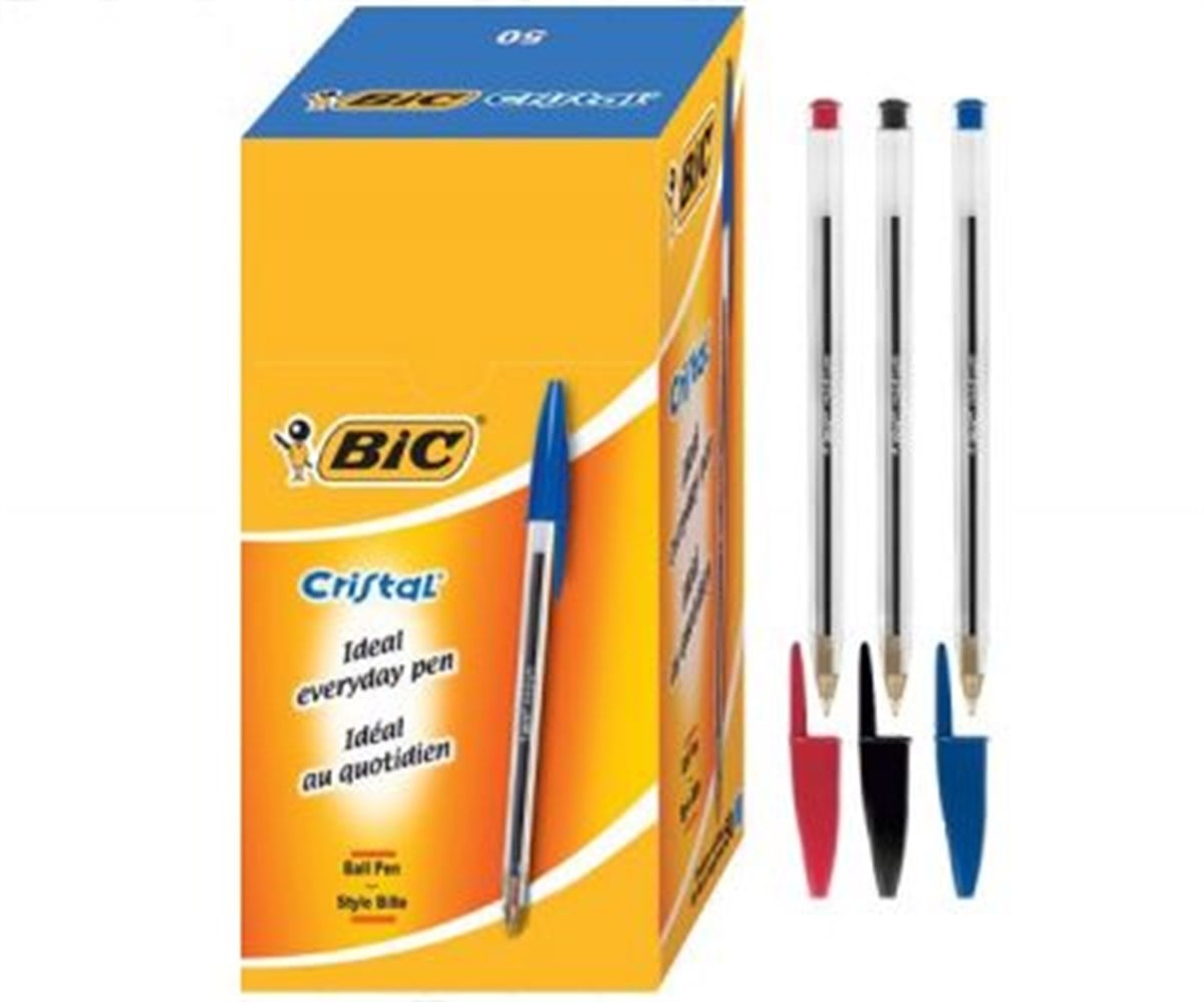 Bic 847898 Cristal Medium Tükenmez Kalem Mavi Adet 