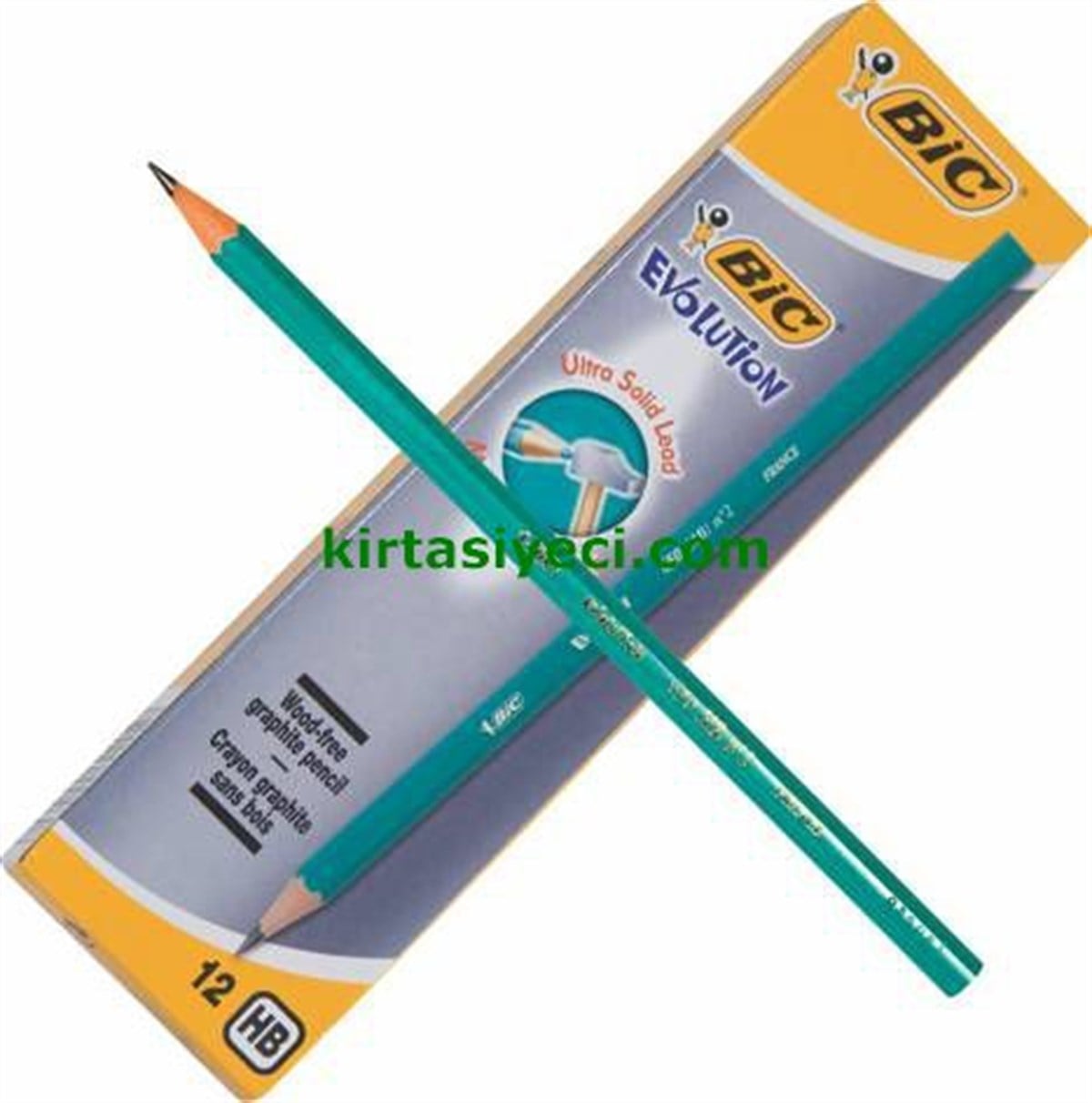 Bic 880311 Evolution 650 Hb Kursun Kalem 12Li Kutu  