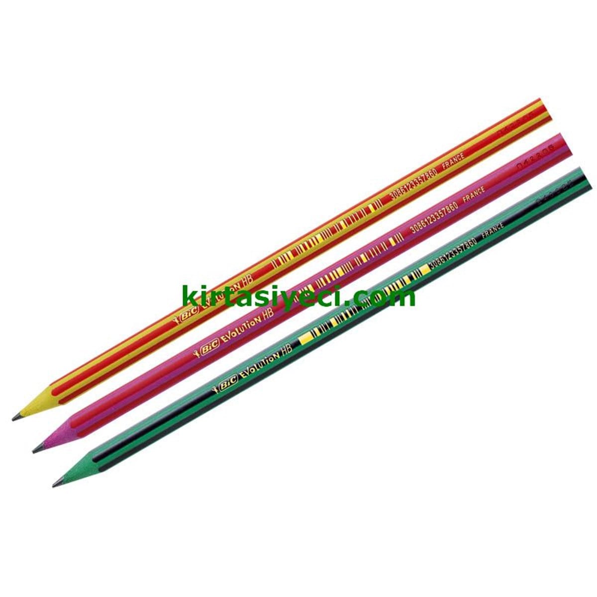 Bic 918487 Evolution Stripes Kursun Kalem Adet 