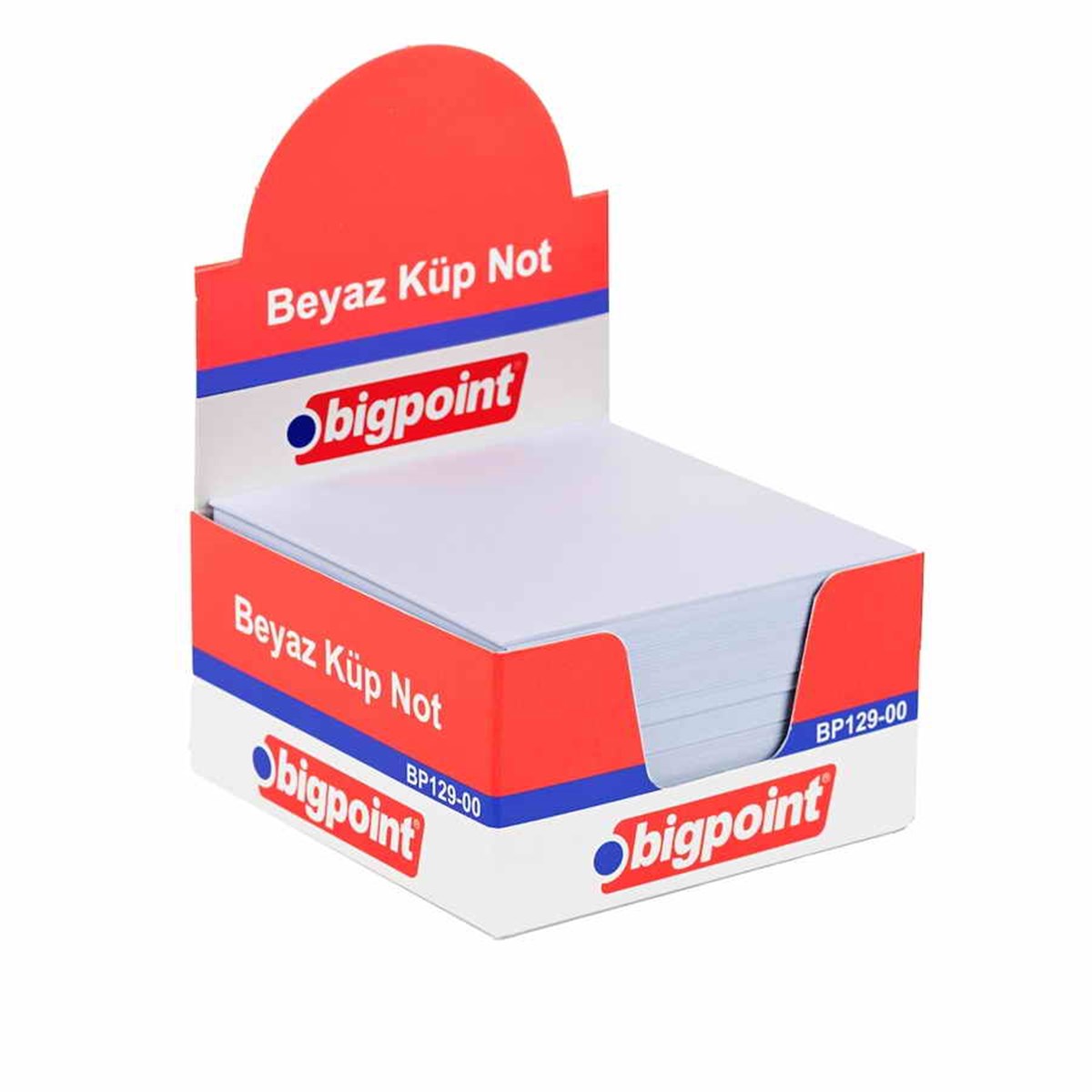 Bigpoint Bp129-00 Küp Not Beyaz 8X8Cm