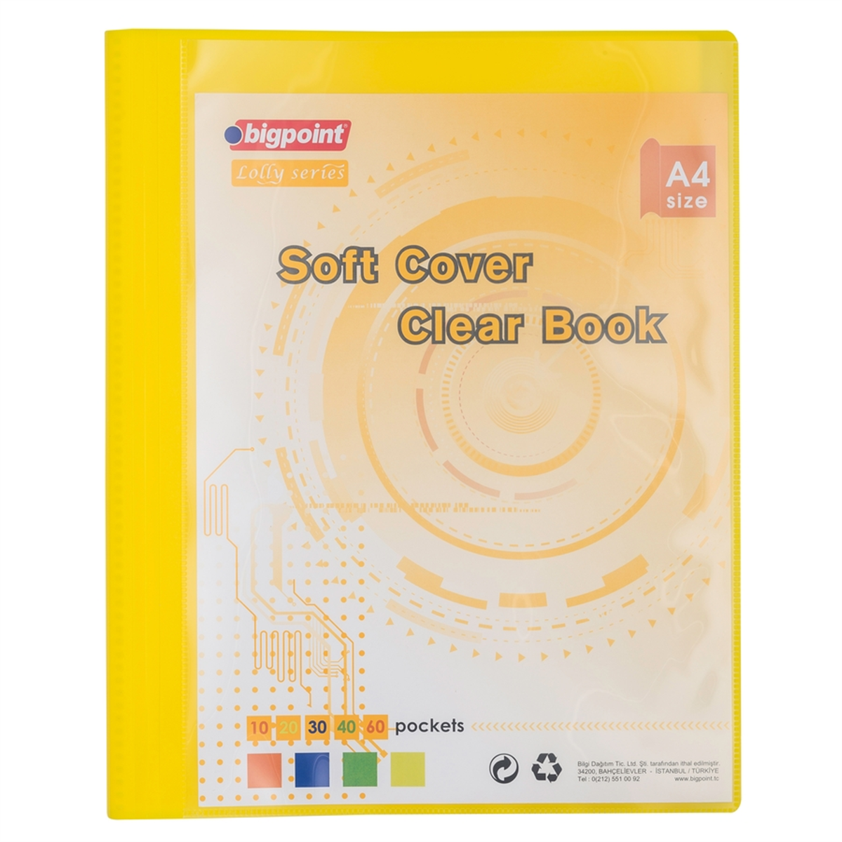 Bigpoint BP201S-15 Soft Serisi Sunum Dosyası 10 Yaprak Sarı