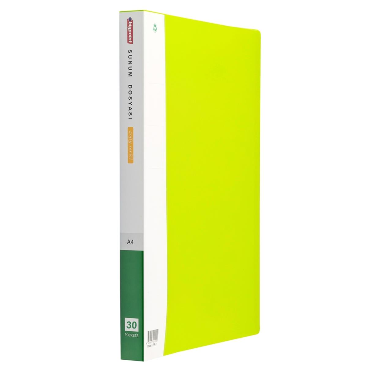 Bigpoint BP203L-55 Lolly Serisi Sunum Dosyası 30 Yaprak Yeşil