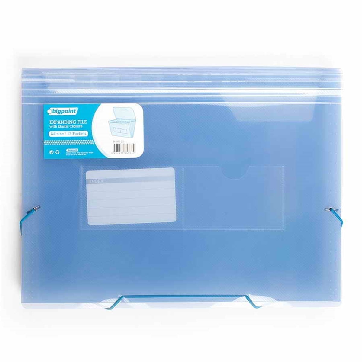 Bigpoint Bp260-35 Körüklü Dosya 13 Cepli Mavi