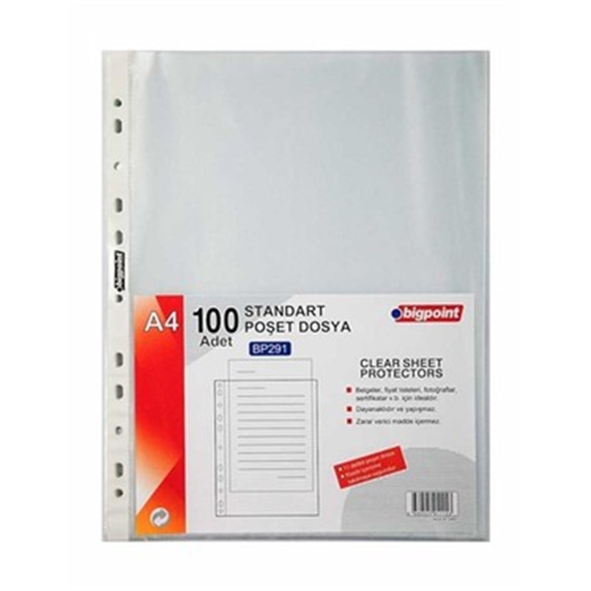 Bigpoint Bp290 Poset Dosya Eco 30Mic 100Lu Paket