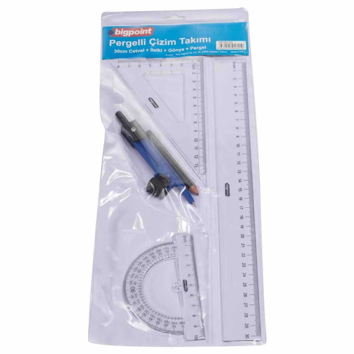 Bigpoint Bp362 Pergelli Çizim Seti 30Cm.