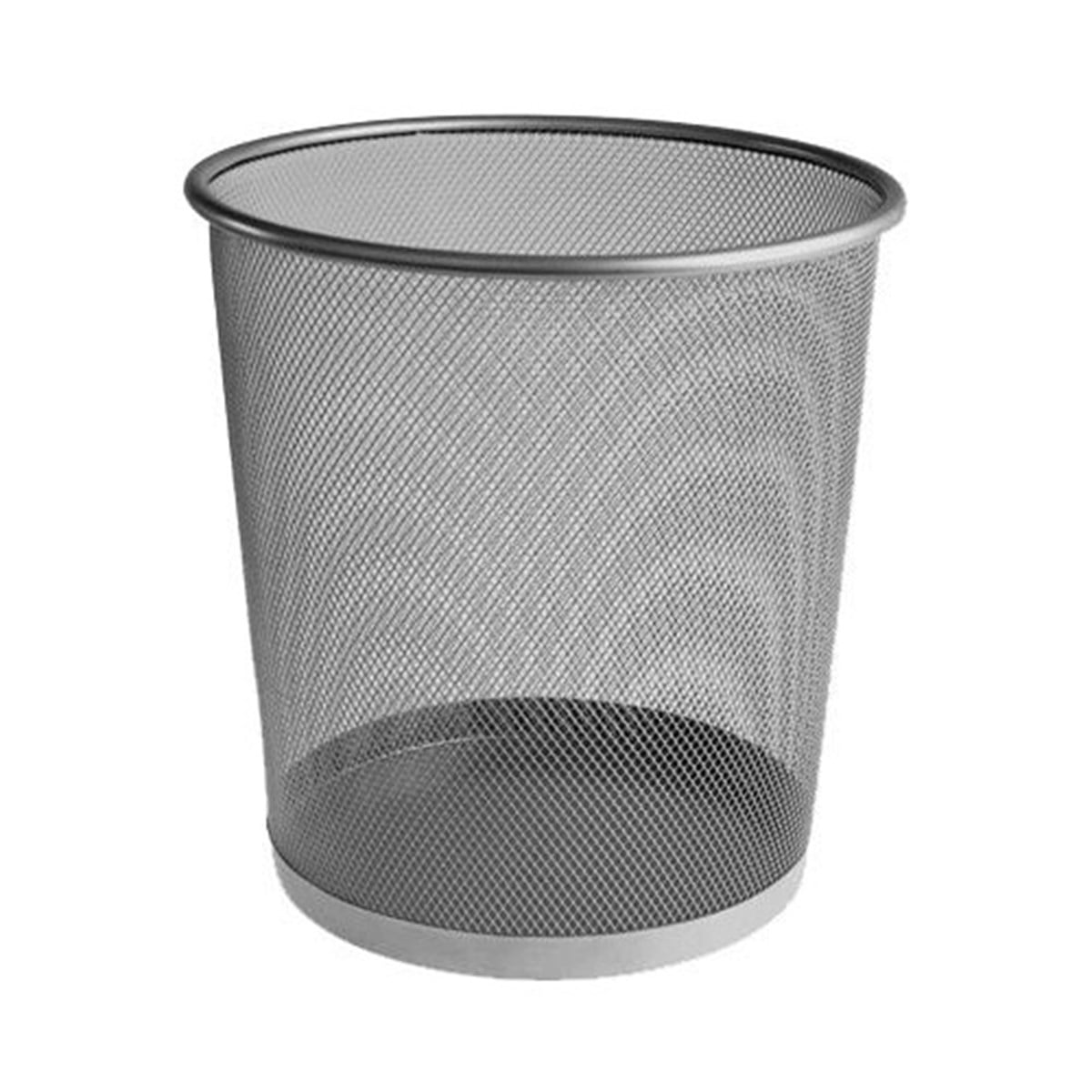 Bigpoint Bp410-11 Metal Perfore Çöp Kovasi Büyük Silver