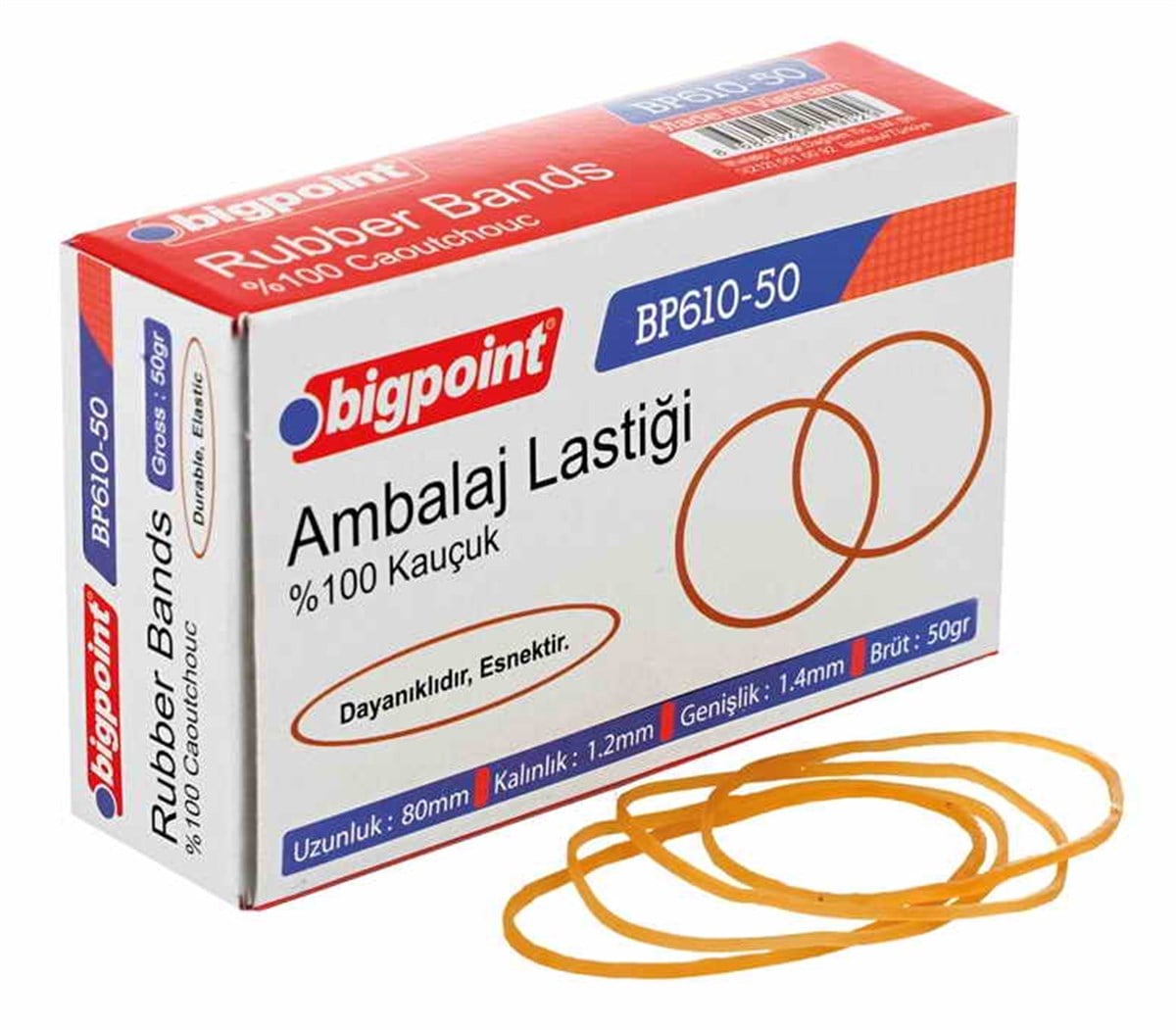 Bigpoint Bp610-50 Ambalaj Lastigi 50 Gr %100 Kauçuk