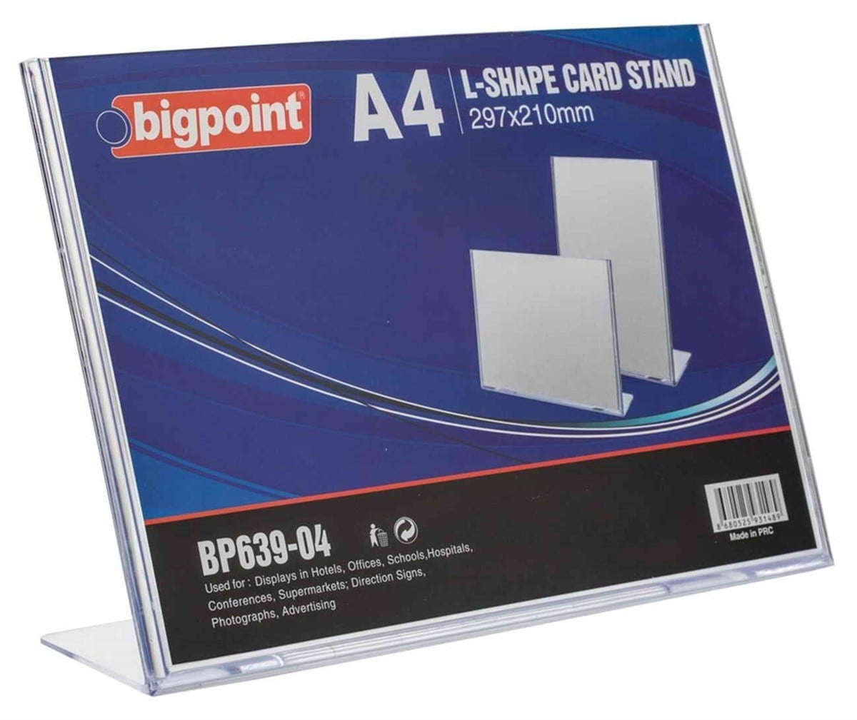 Bigpoint Bp639-04 Kart Standi Yatay A4