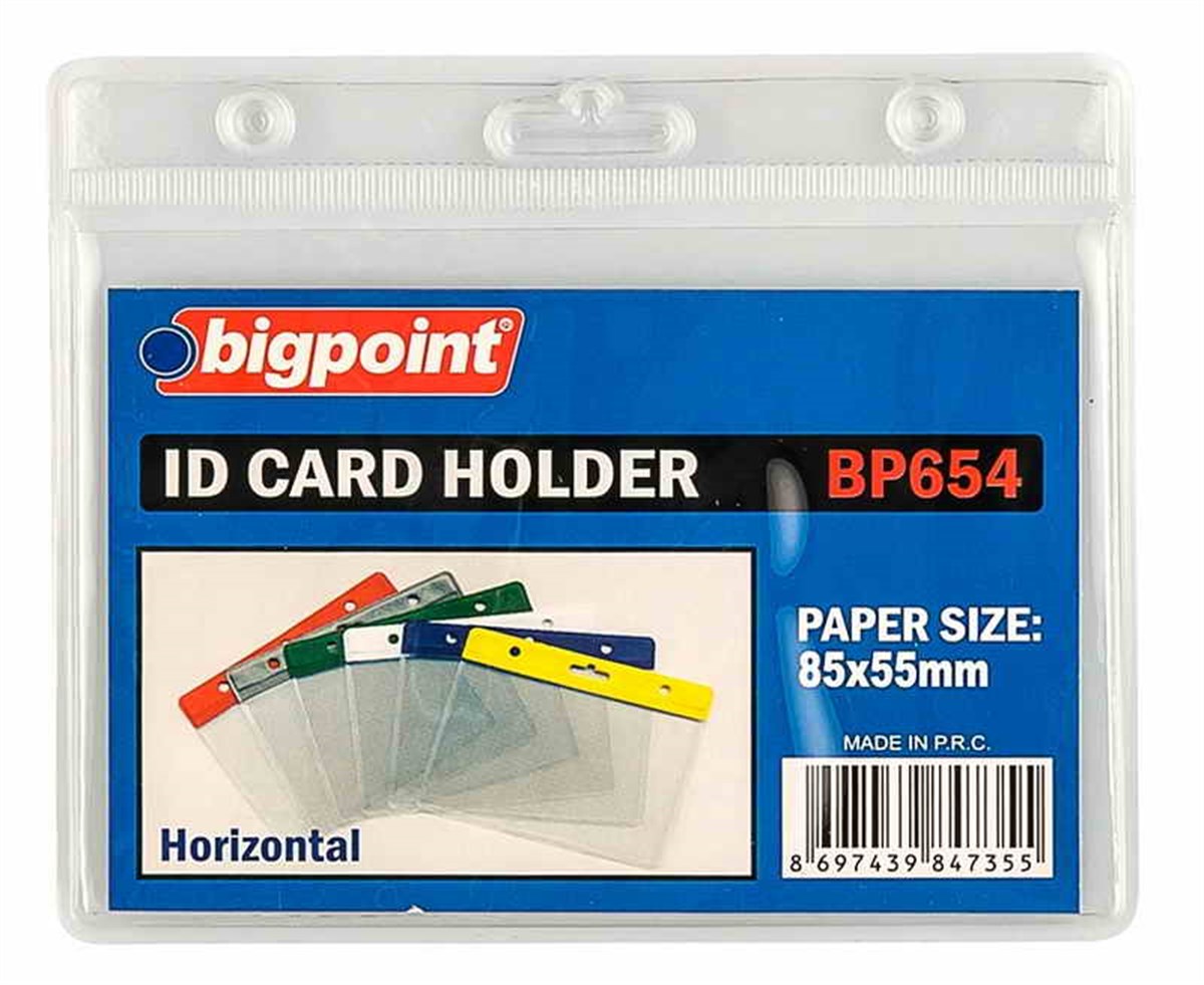 Bigpoint Bp654 Kart Poseti Yatay Seffaf 85X55Mm Adet 