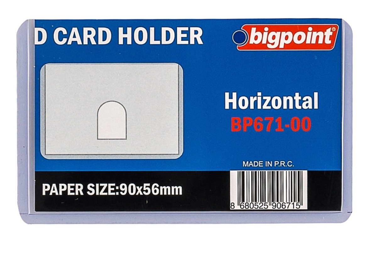 Bigpoint Bp671-00 Kart Kabi Sert Pvc 90X56Mm Adet