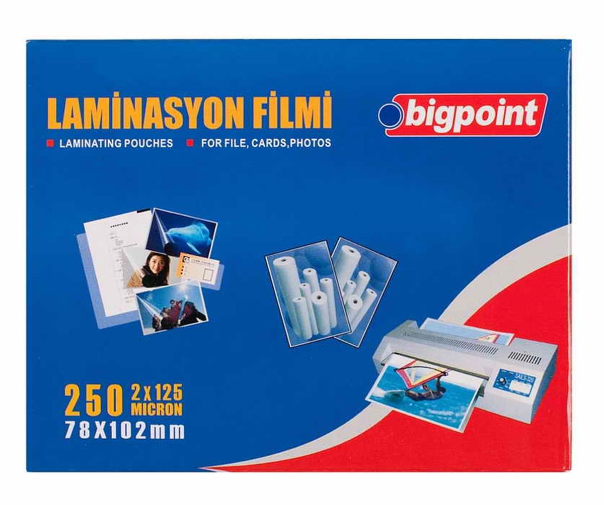 Bigpoint Bp697 Laminasyon Filmi 78X102 125 Mikron 100 Adet