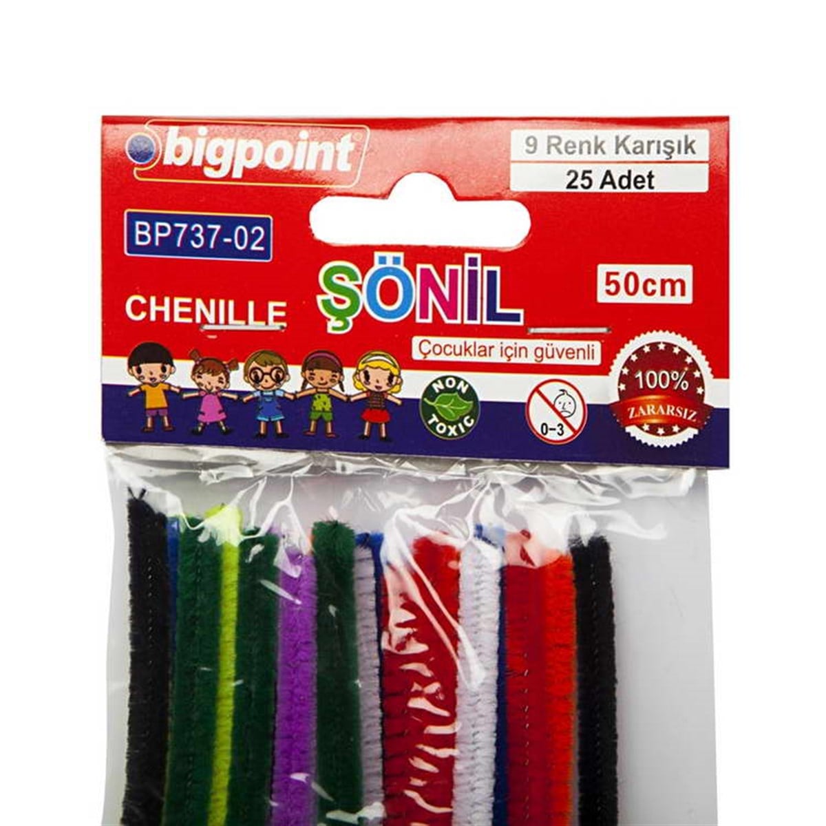 Bigpoint Bp737-02 Sönil 50Cm 9 Renk 25Li Paket