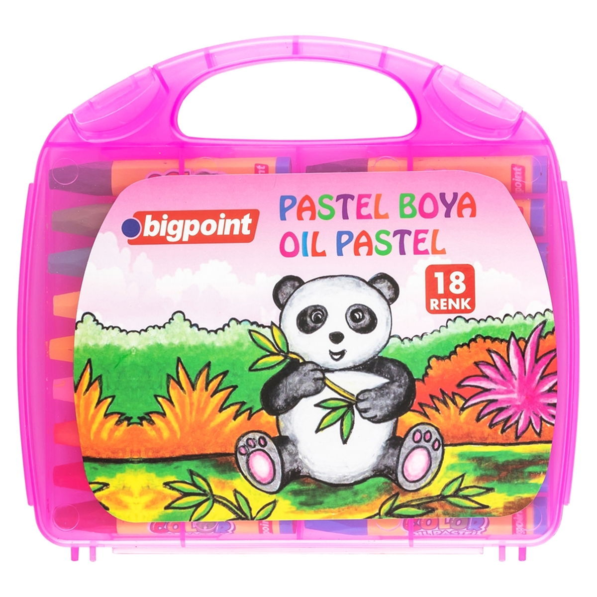 Bigpoint BP741-18P Pastel Boya Çantalı 18Li Pembe