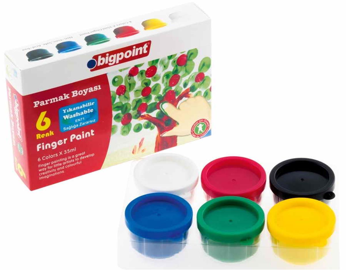 Bigpoint Bp749-06 Parmak Boyası 6 Renk x 35 ml