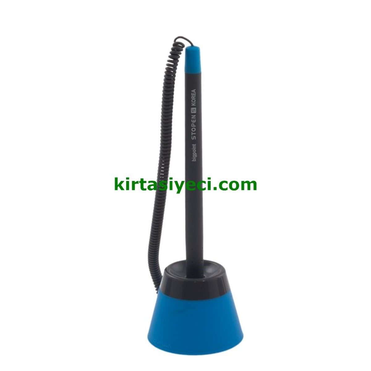 Bigpoint Bp939-35 Spiralli Tükenmez Kalem Mavi Stopen