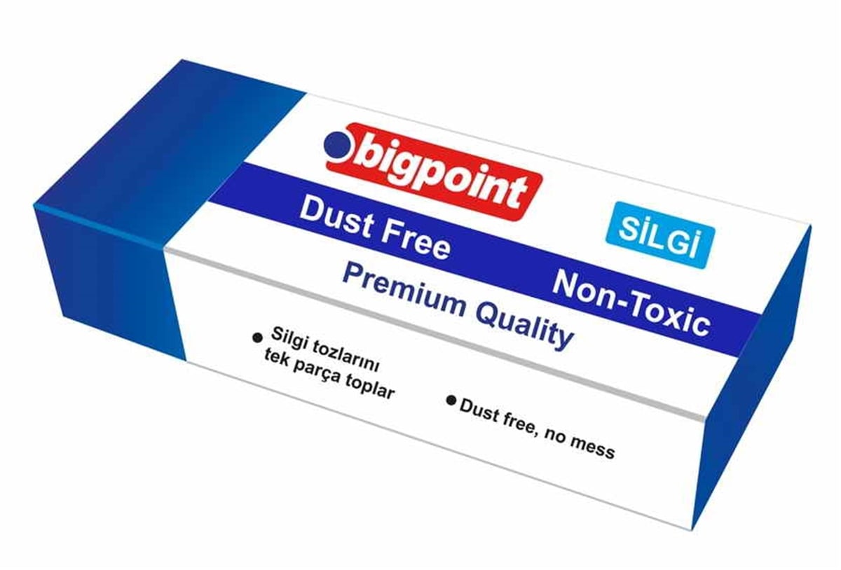 Bigpoint Bp976-24 Dust-Free Sinav Silgisi Mavi Adet