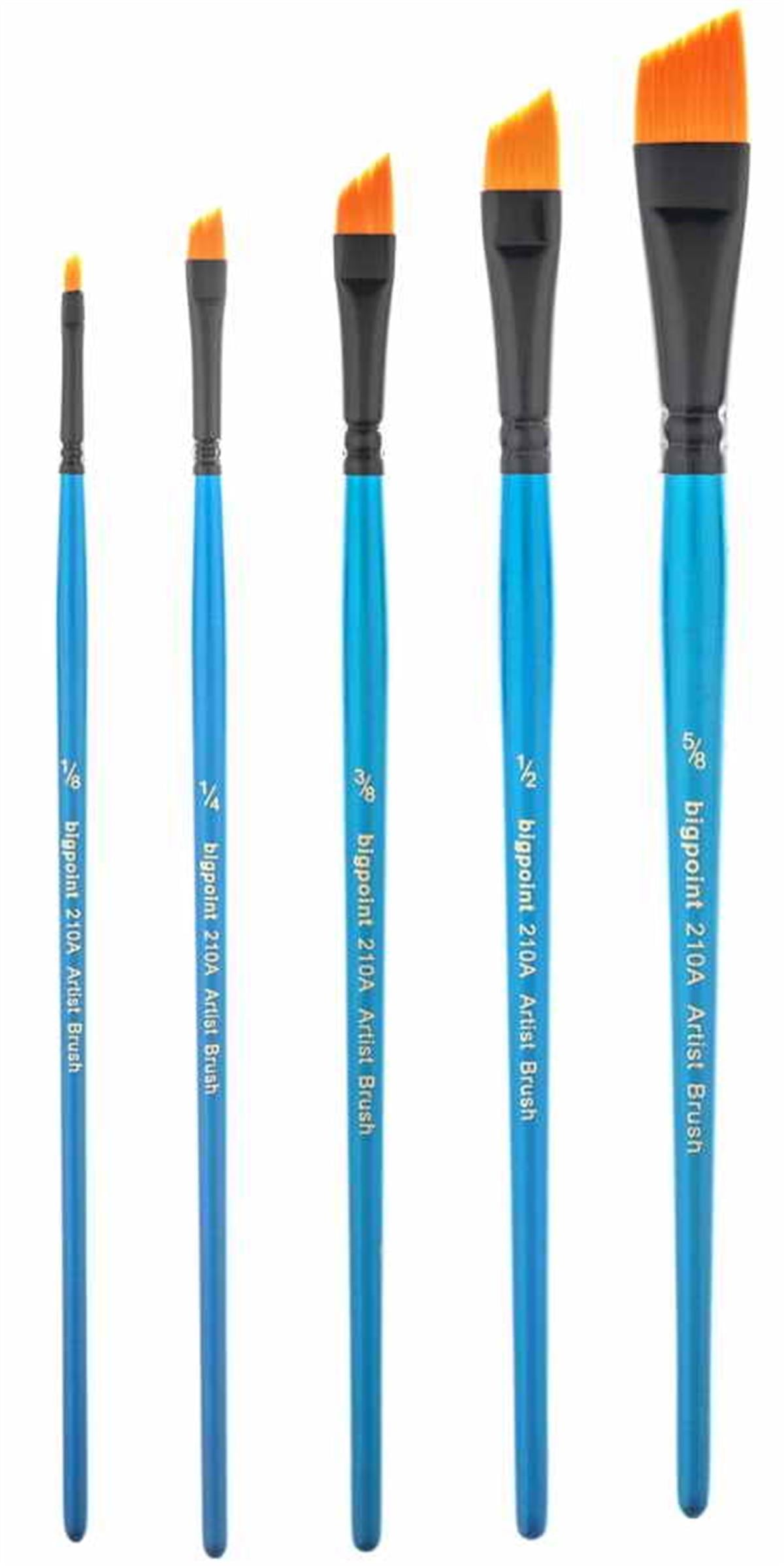 Bigpoint Bpf210a-1/4 210A Serisi Sentetik Kıl Yan Kesik Fırça No: 1/4