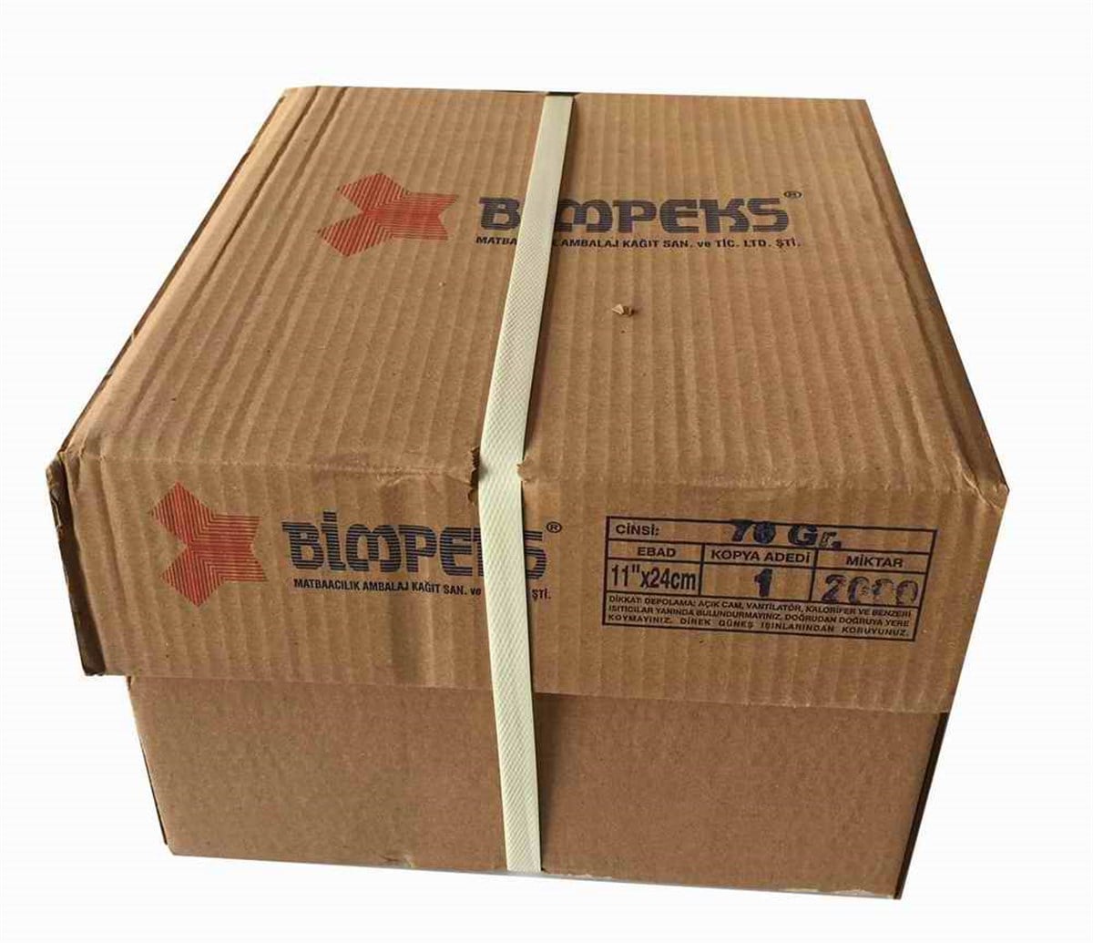 Bimpeks 11X24 1 Nüsha Düz 70 Gr. Sürekli Form 2000 Adet