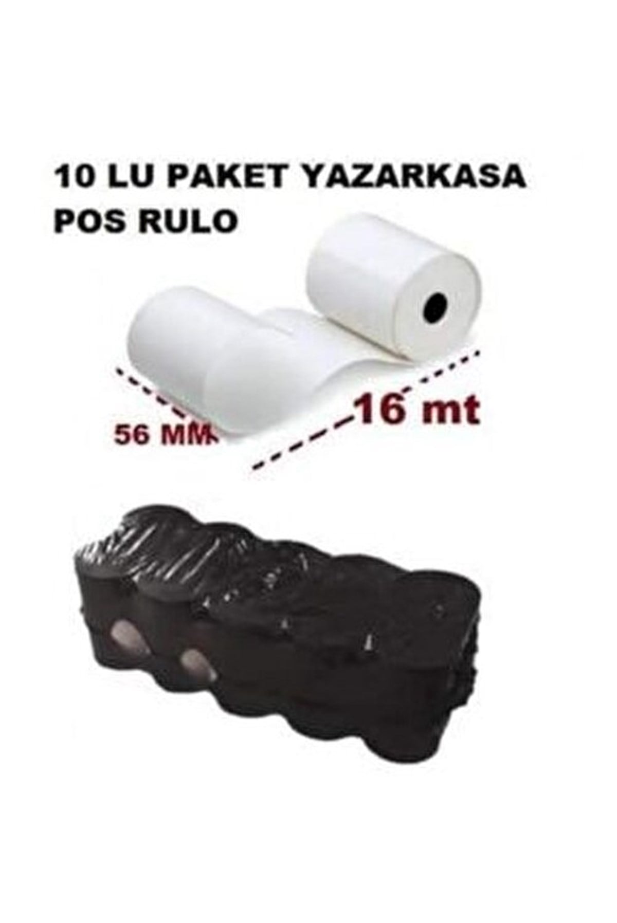 Bimpeks 56x16 Termal Pos Rulosu 10Lu Paket