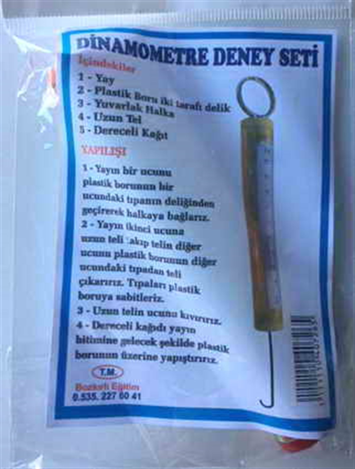 Bozkirli Dinamometre Deney Seti